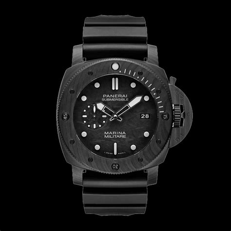 panerai submersible carbotech marina militare|Panerai submersible carbotech 47mm pam01616.